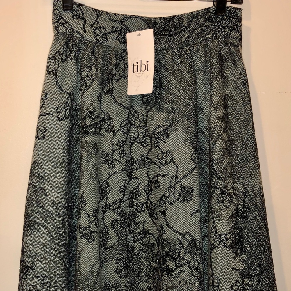 NWT Tibi Floral Lace Skirt